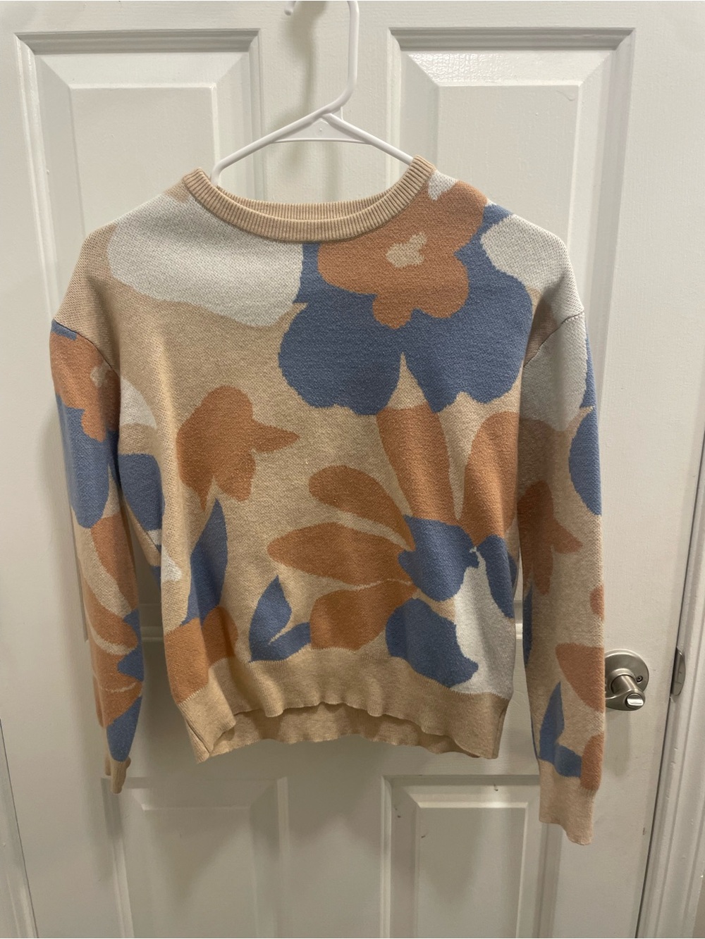 Cynthia Rowley floral crewneck sweater